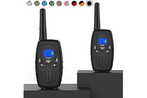 Walkie Talkies for Adults, Topsung M880 FRS Two Way Radio Long Range with VOX Belt Clip/Hand Held Walky Talky with 22 Channel 3 Miles for Family Home Cruise Ship Camping Hiking (Black 2 in 1)