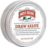 Draw salve ointment for bee stings, splinters, skin irritations by Amish origions 2 0z
