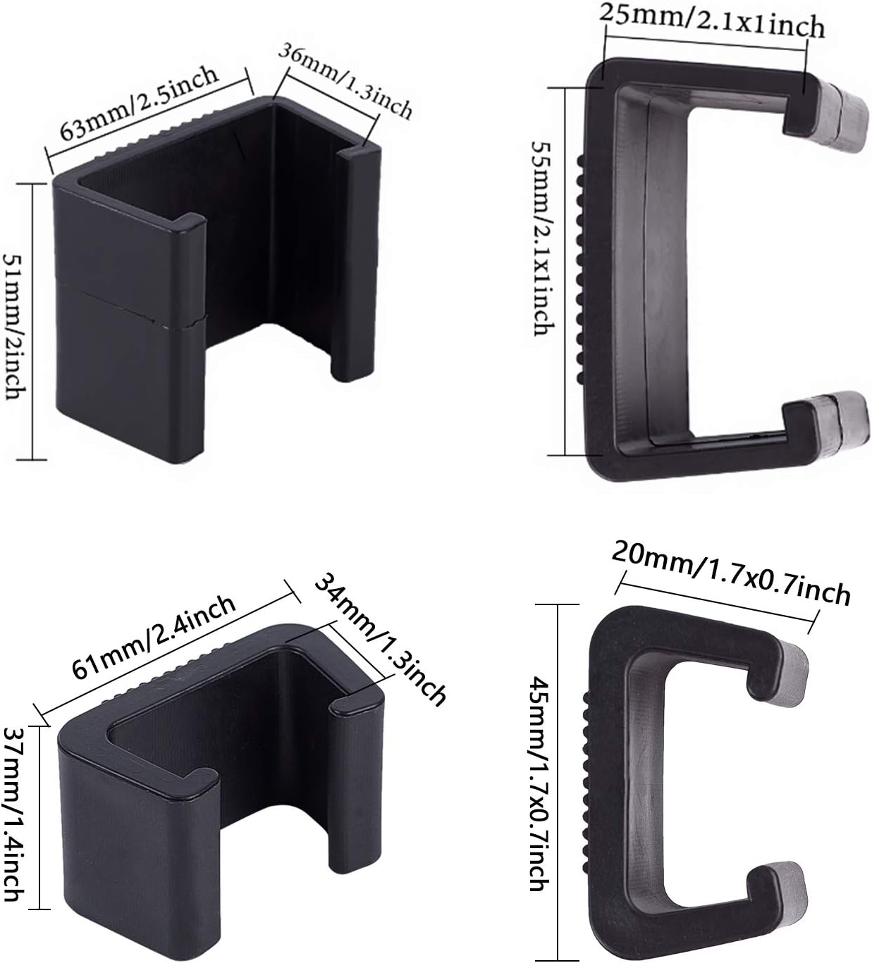 AHANDMAKER Outdoor Patio Furniture Clips, 10Pcs 2 Sizes Sectional Sofa Rattan Furniture Clips Chair Fasteners, Connect The Sectional or Module Outdoor Couch Patio Furniture : Garden & Outdoor