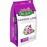 Jobe&rsquo;s Organics Garden Lime for Organic Gardening Soil De-Acidifier, pH Balancer Turns Hydrangeas Pink, 6 pound bag