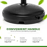 Karrma Ltd Parasol Base 7L Water Filled Garden Umbrella Stand Black view 2
