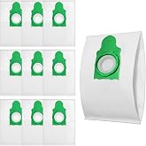 10 Pack 8300AM / 8300ER Vacuum Bags Compatible with SEBO Airbelt E Series (E1 / E2 / E3) Canister Vacuums