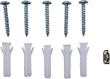 FURNISHED Heavy Duty Roller Blind Fittings White 25 mm Brackets Spare Kit view 5