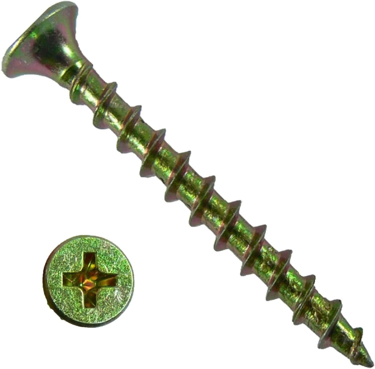 Drywall Screws Yellow ZINC 6 x 15/8 Bulk 5,000 Screws for Gypsum