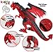 Kiddie Play Remote Control Dinosaur Toys LED Light Up Walking Dragon Roaring and Spraying Smoke Realistic t rex Dinosaur Toys for Boys and Girls 3-12 Years