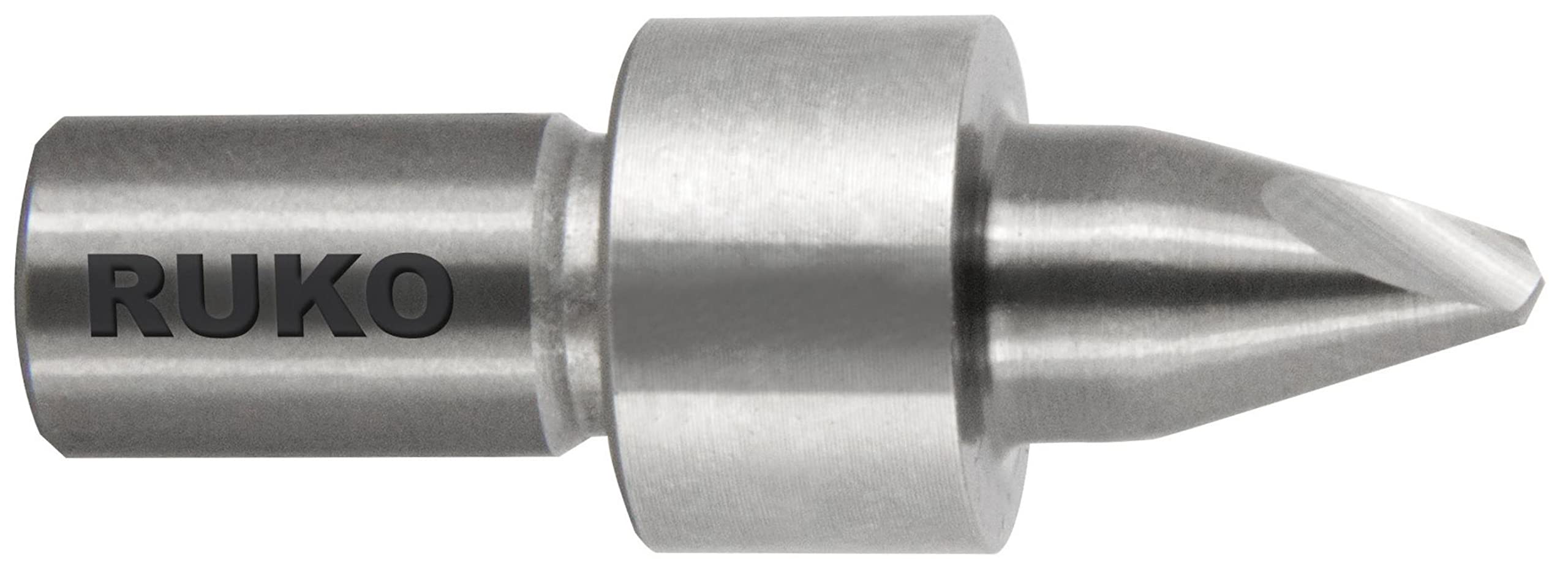 Ruko Tungsten Carbide Flow Drill Bit with Self Centre Tip, Bright Finish, M4 Thread, R274004