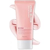 A'PIEU Pure Block Tone Up Sunscreen Base SPF5 50ml | Tone-Up Reef Safe Korean Sunscreen for Makeup Base