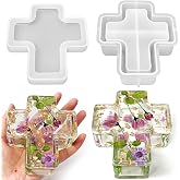 RESINWORLD Cross Box Silicone Mold, Jar Storage Silicone Mold for Resin, Clay, Gypsum Casting