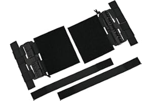 tactifans 2 Pack MOLLE Vest Quick Release Buckle Quick Release Cummerbund Adapter Vest Quick Disconnect Single Point Buckle