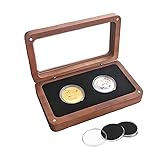 Vilarihor Walnut Wood Challenge Coin Display Case