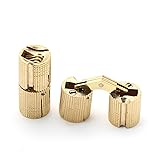 Rierdge 14mm Invisible Brass Barrel Hinges