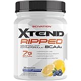 Scivation Xtend Ripped BCAA Powder, Branched Chain Amino Acids, BCAAs, Blueberry Lemonade, 30 Serving