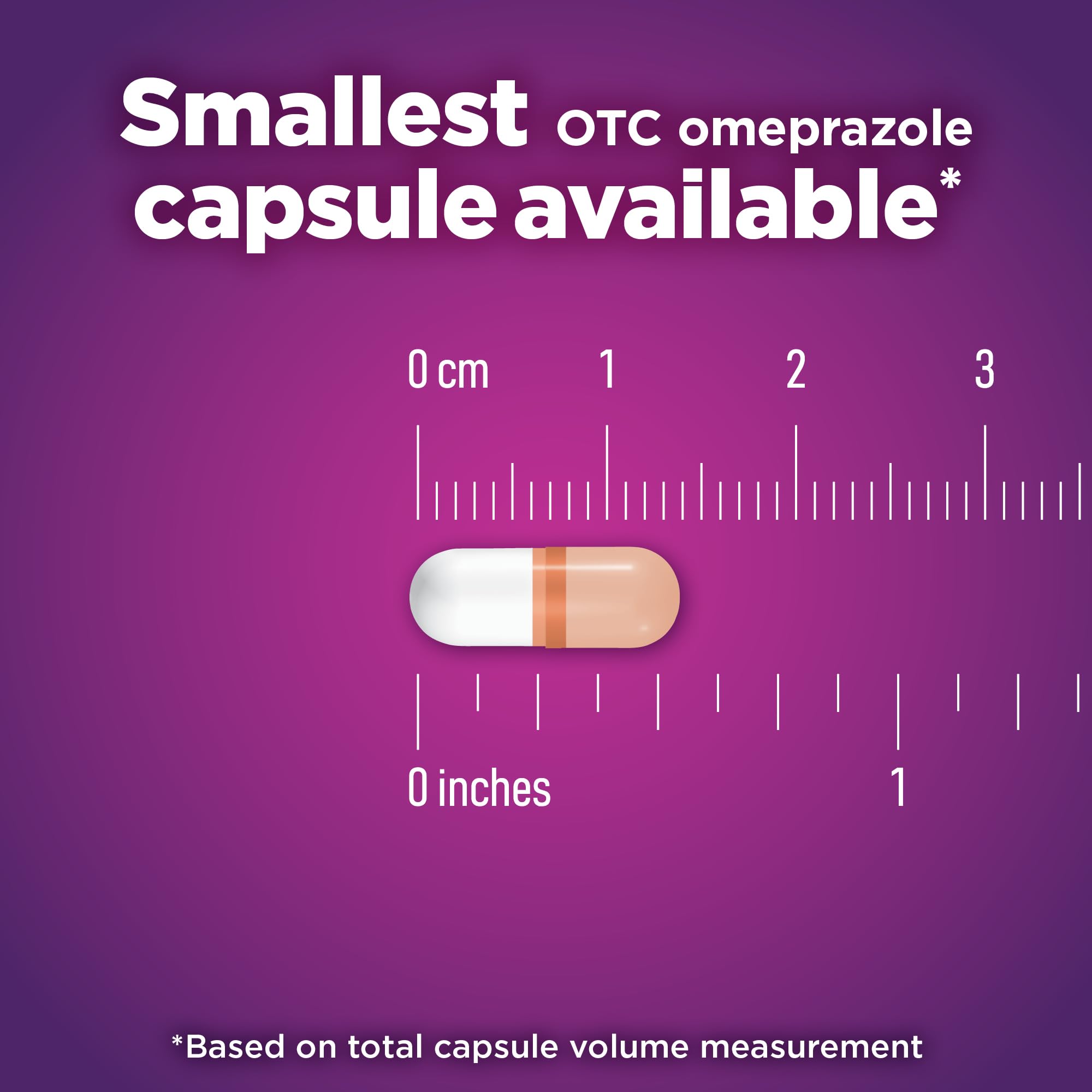 Amazon Basic Care Omeprazole Delayed Release Mini Capsules 20 mg, Acid Reducer, 24HR Heartburn Relief, 42 Count Pack
