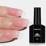 TOMICCA Jelly Gel Polish 15ml Sheer Pink UV/LED Soak Off view 1