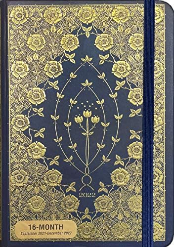 2022 Gilded Rosettes Weekly Planner (16-Month Engagement Calendar) Hardcover โ Engagement Calendar, 1 Feb. 2021
