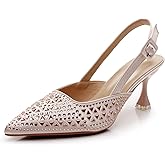 VenusCelia Women's Fabulous Lady Slingback Pump Shoe
