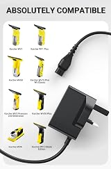 Bouge 5.5V Charger for Karcher Window Vac WV Plus 5 70 Black Edition Power Cord view 2