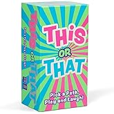 This or That Party Game – Family Card Game with Easy Either/Or Choices | Fun Guessing Game for Kids, Teens & Adults Where Players Follow Their Path Down the Pyramid for Family Game Night & Parties