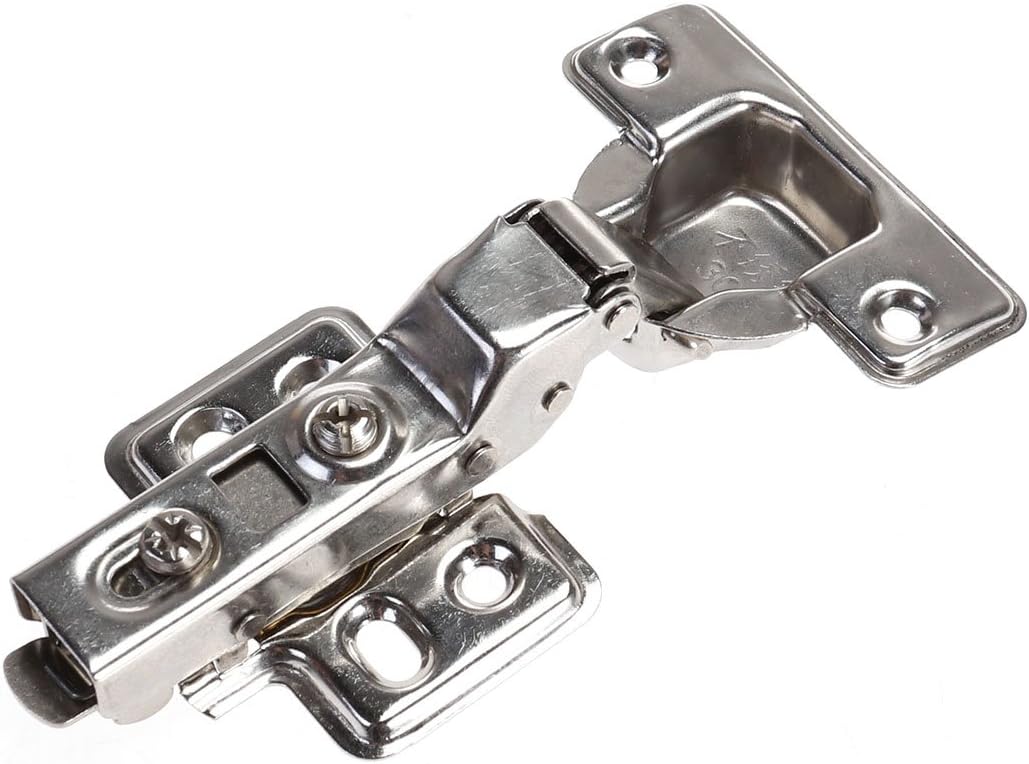 OUNONA Bisagras de Muebles de Montaje de Marco Frontal de Acero