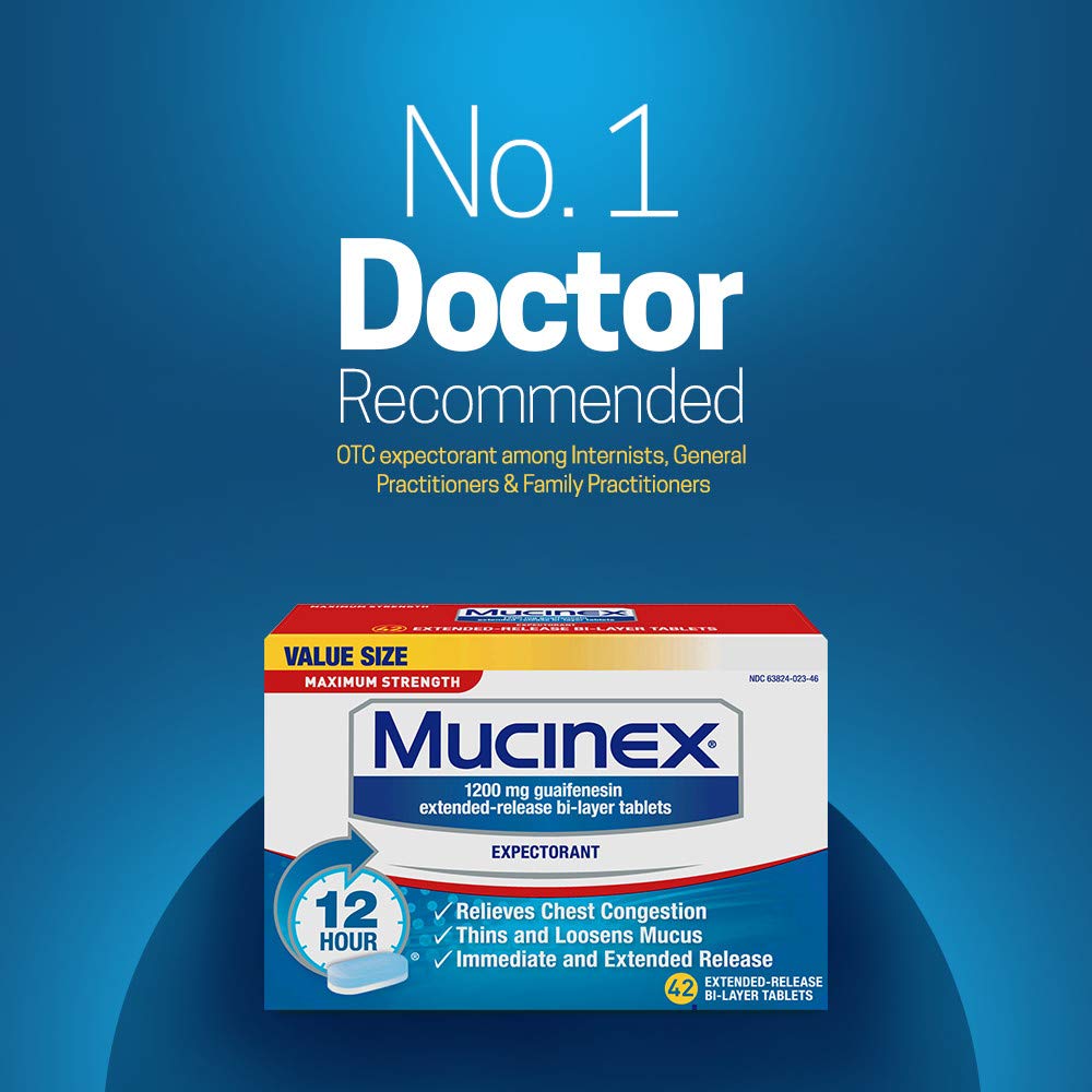 Chest Congestion, Mucinex Maximum Strength 12 Hour Extended Release