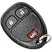 APDTY 24848 Keyless Entry Remote Key Fob Transmitter 3 Button (15777636 Only)