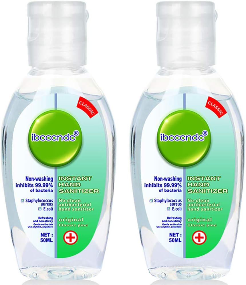 Instant Hand Cleaning Gel Kill 99.9%, Advanced Hand Cleaner with 75% ALCO, 抗菌杀毒 免洗洗手液 75% 酒精 消毒便携式凝胶 医用抗菌抑菌手部清洁 速干消毒洗手液 (2 Pack)
