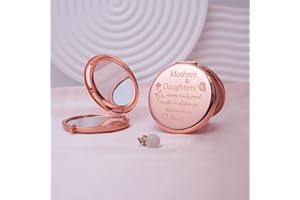 Various Gift Metal Engraved Portable Makeup Mirrors, Foldable mini Handheld Makeup Mirrors, Double-Sided flip Portable Round 