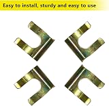Xiciki 12 Pcs Brake Line Clips U Shaped Retainers Galvanized Manganese Steel view 4