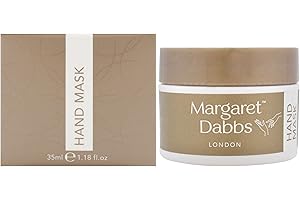 Margaret Dabbs Pure Overnight Hand Mask Softens Fine Lines and Boosts Firmness Rose and Lemon Scented 35ml