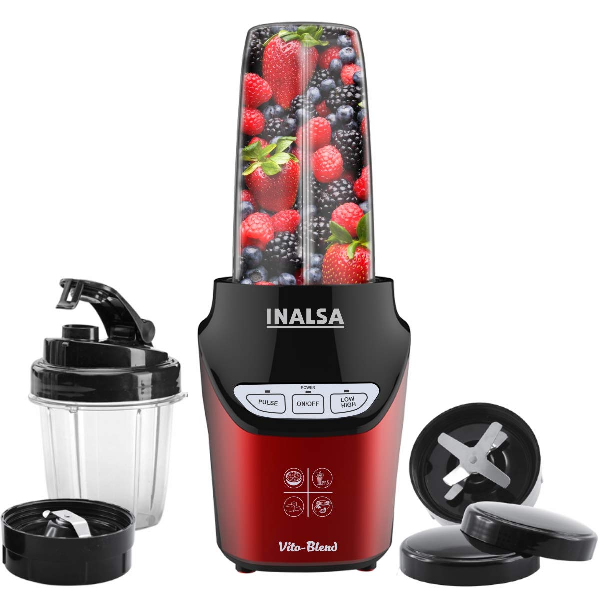 Inalsa Nutri Blender Vito Blend1000W with 100 Pure Copper Motor