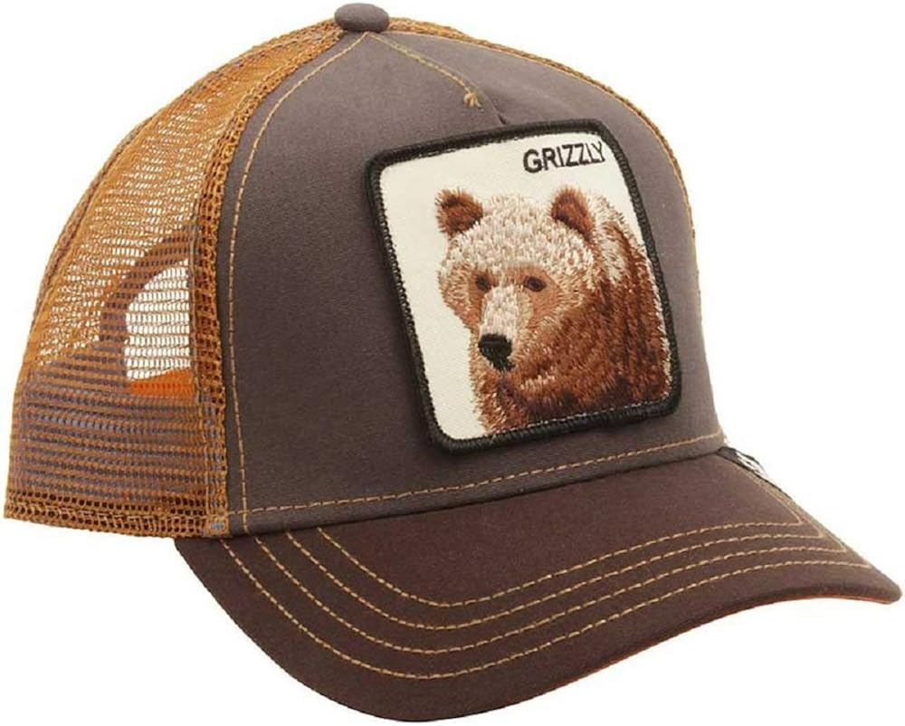 Goorin Bros. mens Animal Farm Snap Back Trucker Hat Baseball Cap, Navy Wolf, One Size US at  Men’s Clothing store