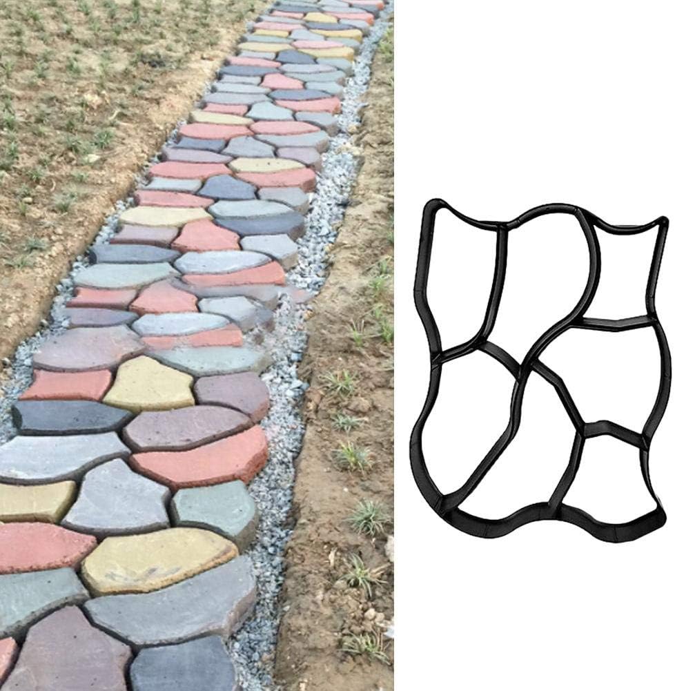 Reusable Concrete Path Maker Molds,for Stepping Stone Paver Lawn Patio