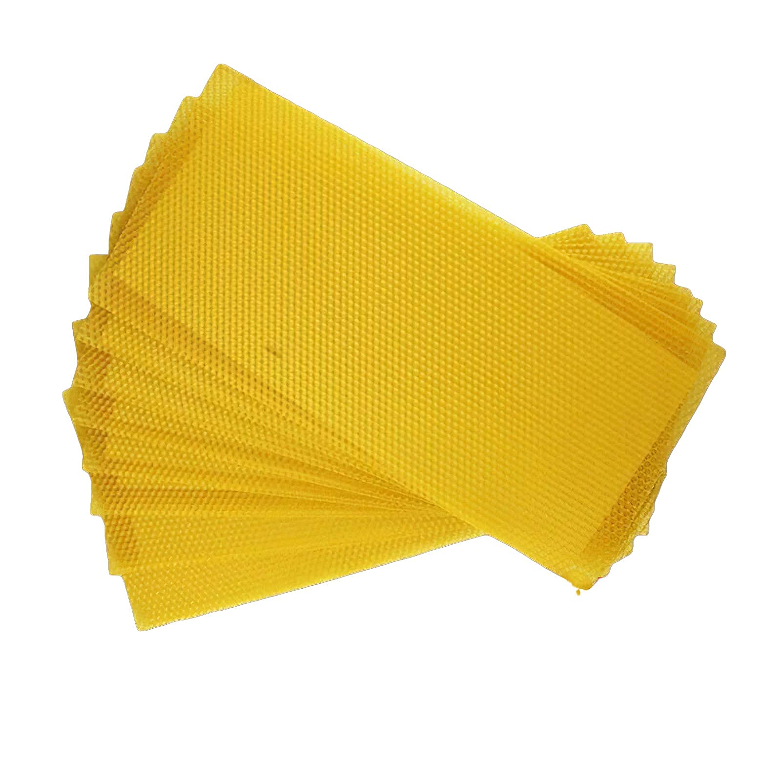 100% Pure Beeswax Sheets for Candle Making- 10Pcs 90mm x 130mm Natural Wax Rolling Sheets, Easy DIY Candle Making Kits for Adults Kids