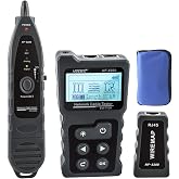 NOYAFA NF-8209 Network Cable Tester, Ethernet Cable Wire Tester with POE &amp; NCV for CAT5/CAT6 Wire Tracer, Length Test, RJ45 Network Tester Kit for Cable Tracer Telephone Line Finder Home Repair
