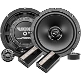RECOIL SEM65 6.5 Inch Car Audio Component Speaker System for Bass &amp; Clarity | Paper Cone with Foam Surround KAPTON Voice Coil, Ferrite Magnet