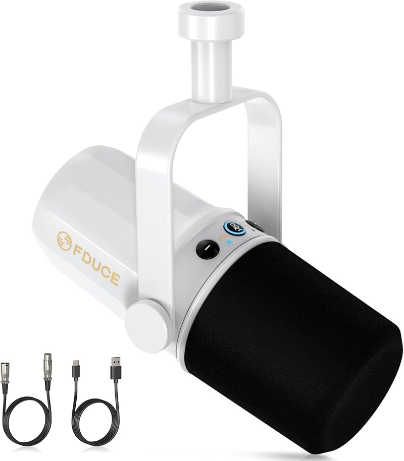 FDUCE SL40 Dynamic Microphone USB/XLR for Podcasting Gaming Live Streaming