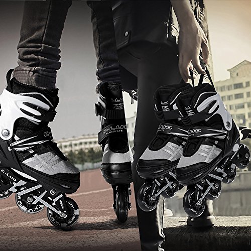 OtwCool Adjustable Inline Skates for Kids and Adults, Outdoor Blades