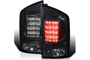 Spec-D Tuning Smoke Lens LED Tail Lights Compatible with 2005-2015 Nissan Armada, Left + Right Pair Assembly