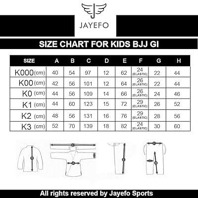 Buy Jayefo Kids Brazilian Jiu Jitsu Gi For Boys And Girls Ibjjf Legal Bjj Lightweight Soft Preshrunk Grappling Children Youth Mma Free White Belt Online In Turkey B07ycwznfr
