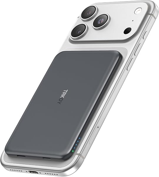 for Magsafe Portable Charger,5000mAh Slim Wireless Magnetic Power Bank with USB C Charging,Travel Essential for Magsafe Batte