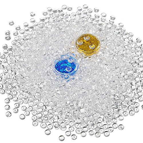 Shappy clear plastic fishbowl beads and glitter for sli…