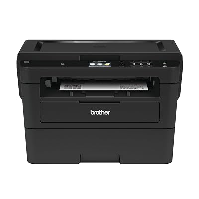 Brother Compact Monochrome Laser Printer, HLL2395DW, Flatbed Copy & Scan, Wireless Printing, NFC, Includes 4 Month Refresh Subscription Trial and Amazon Dash Replenishment Ready,Black