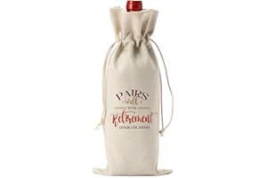 FBCCZEY Funny Retirement Wine Bag Happy Retirement Gifts for Woman Men Wine Bags Pairs Well With Retirement Retired Gifts for Women Leaving Gifts for Best Friends Coworkers Boss Nurse Teachers