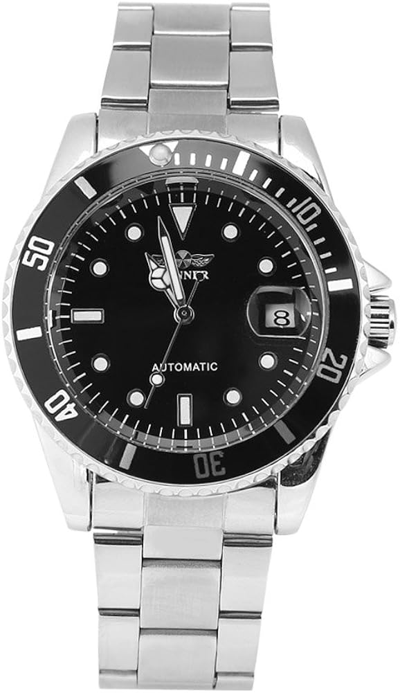 Male Analog Watch Automatic Mechanical No Battery with Stainless Steel