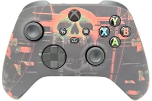 PROCONTROLLERS LLC Hand Airbrushed Fade Custom Controller Compatible with Xbox Series X/S & Xbox One (Series X/S Digital Skull)