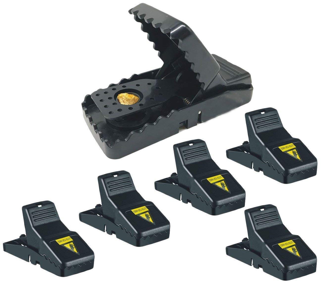 Redlution Mouse Trap - Rat Traps Snap Humane Power Rodent Killer(6 Pack), Mice Trap,Sensitive Reusable and Durable