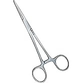MJW Professional Straight Hemostat Fishing Forceps of Stainless Steel Used as Jewelry, Fly Fishing Forceps and Unhooking Fish