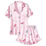 Umeyda Girls Satin Silky Collar V Neck Ruffle Short