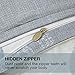 Word of Dream Duvet Cover King Size, 100% Cotton Comforter Cover with Zipper Closure, Ultra Soft and Easy Care, Leaves Pattern, 3 Piece (1 Duvet Cover + 2 Pillow Shams)