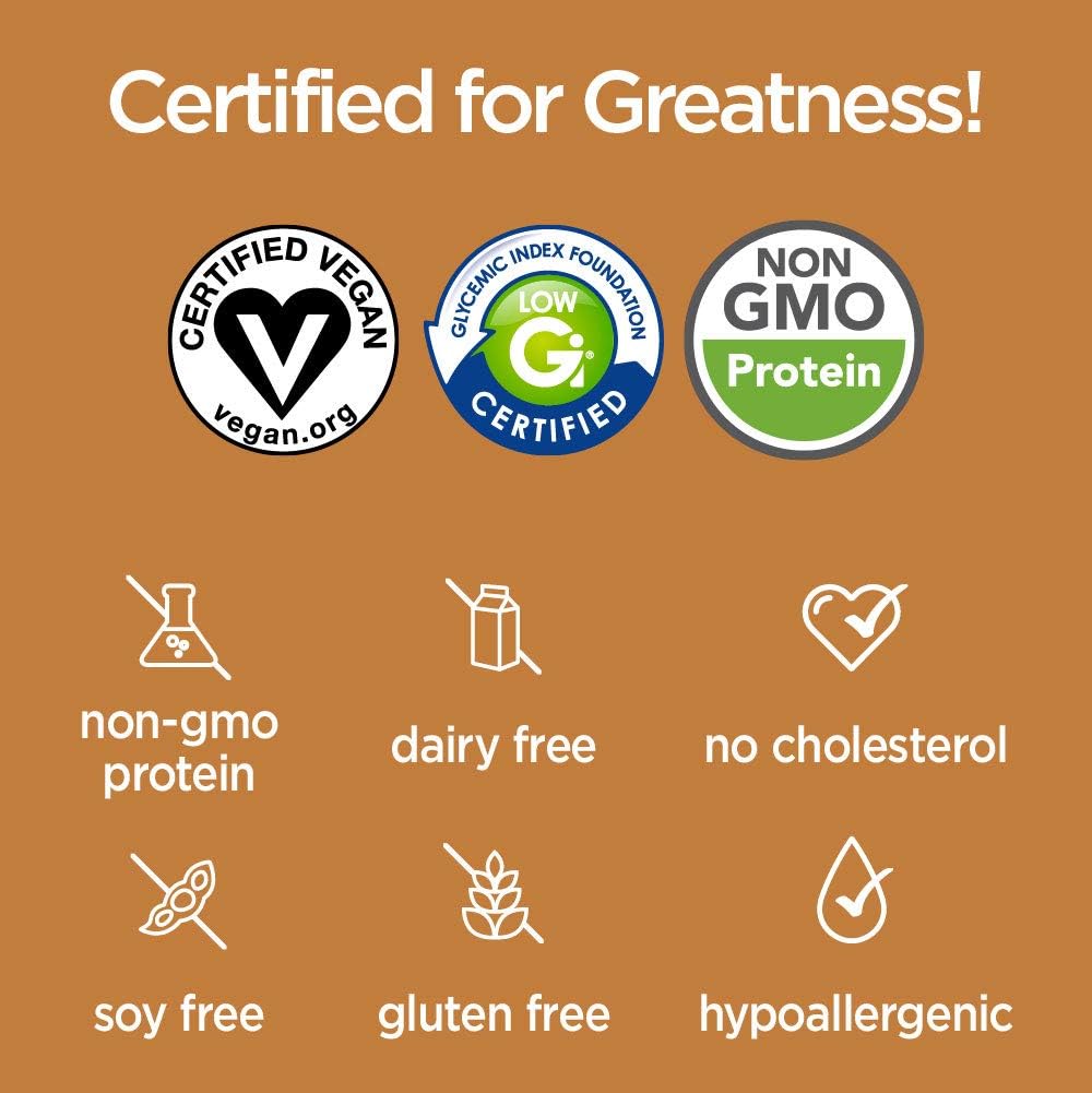 Vegansmart Plant Based Vegan Protein Powder by Naturade, All-In-One Nutritional Shake - Chocolate (15 Servings): Health & Personal Care